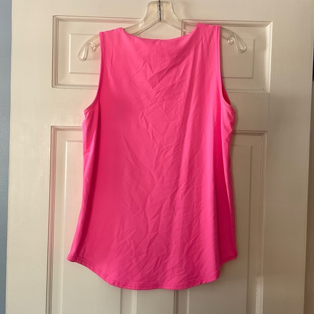 Lulu-B Slv-less Tank Top Hot Pink Size XS UPF 50+ Sun Protection Vacation - Picture 2 of 5